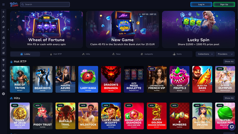 7Bit Casino — Homepage