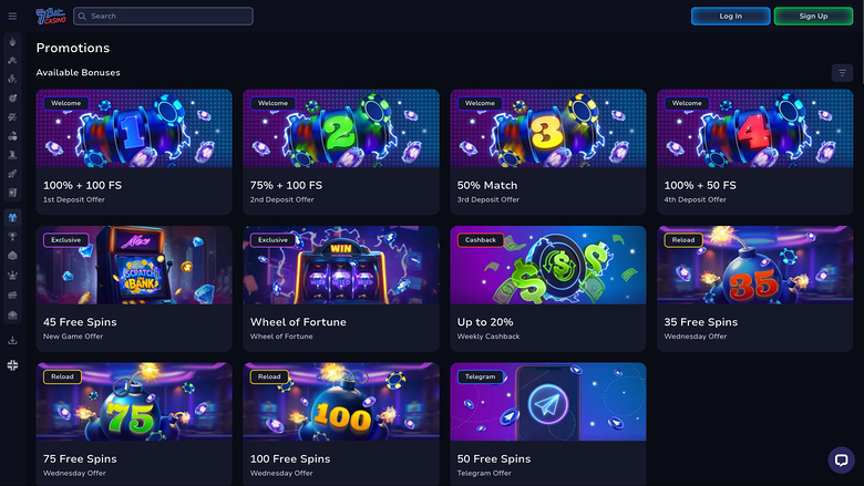 7Bit Casino — Promotions page
