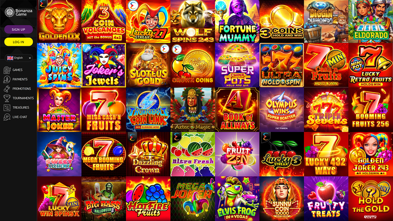 Bonanza Game Casino — Games lobby