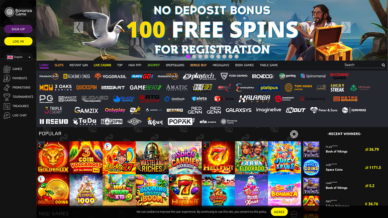 Bonanza Game Casino — Homepage