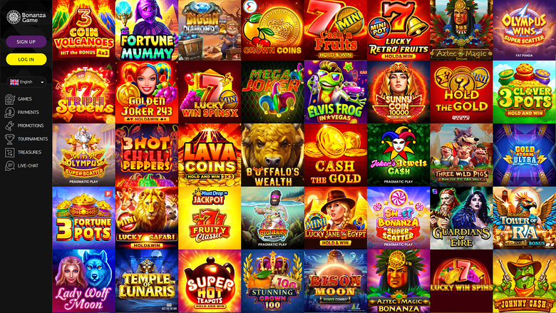 Bonanza Game Casino — Jackpot games