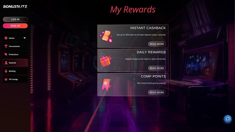 BonusBlitz — Rewards