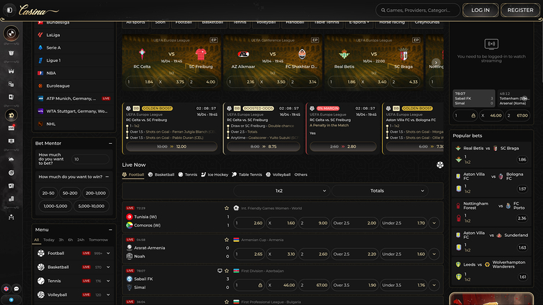 Casina Casino — Sportsbook