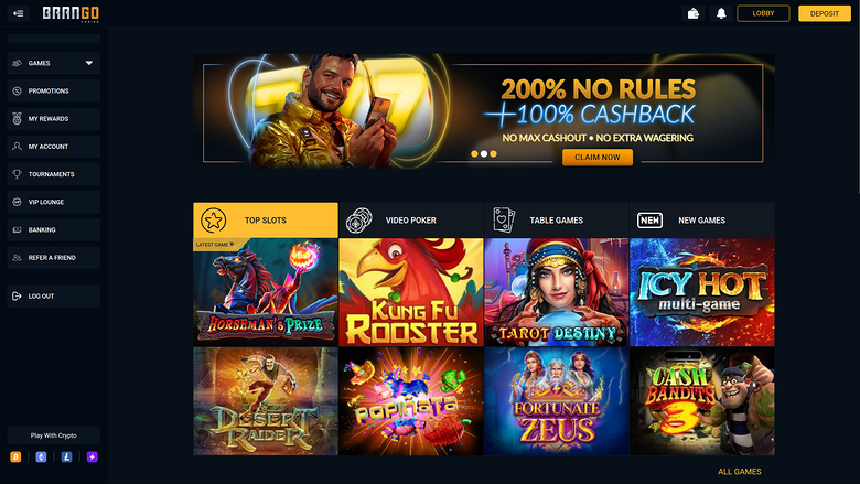 Casino Brango — Homepage