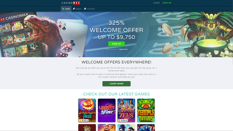 CasinoMax — Homepage