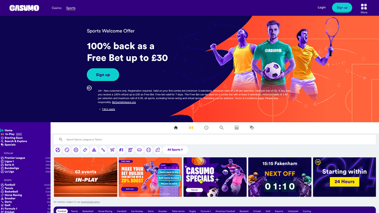 Casumo Casino — Sportsbook
