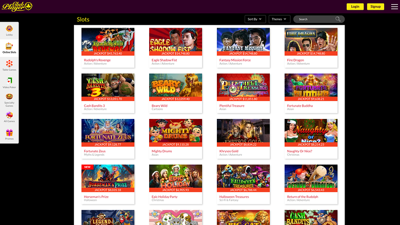 Club Player Casino — Jackpot games