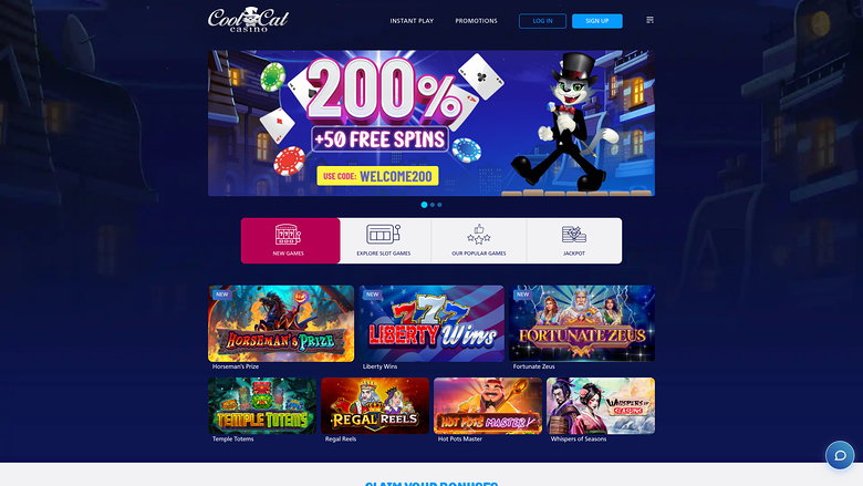Cool Cat Casino — Homepage