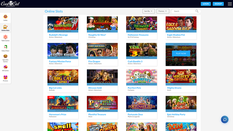 Cool Cat Casino — Jackpot games