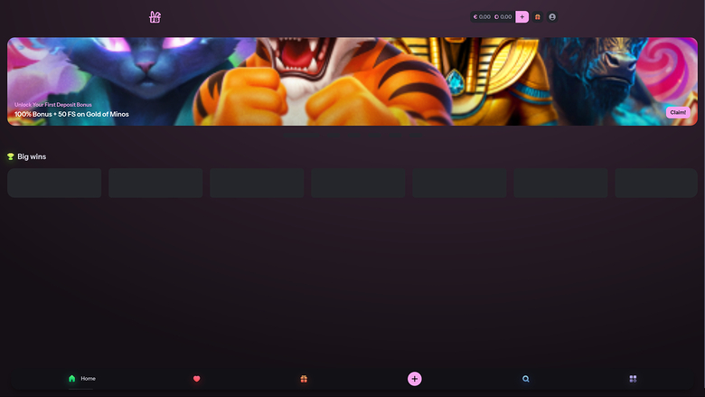 FantasyBet Casino — Homepage