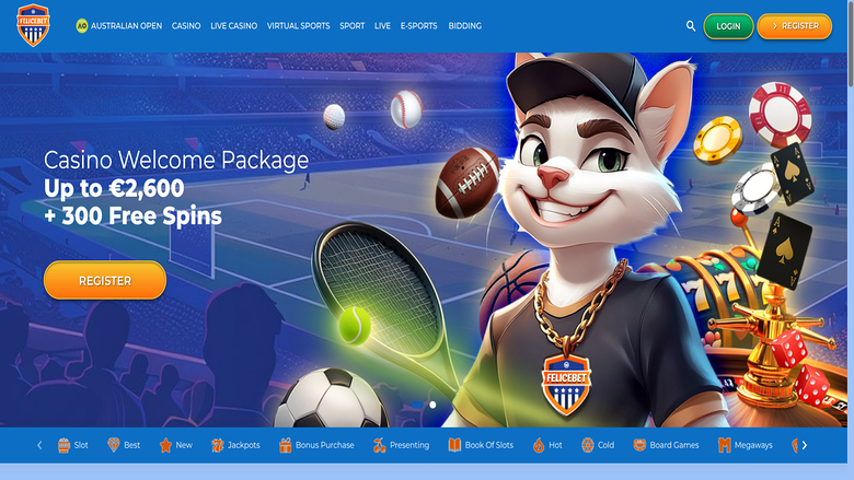Felicebet Casino — Homepage