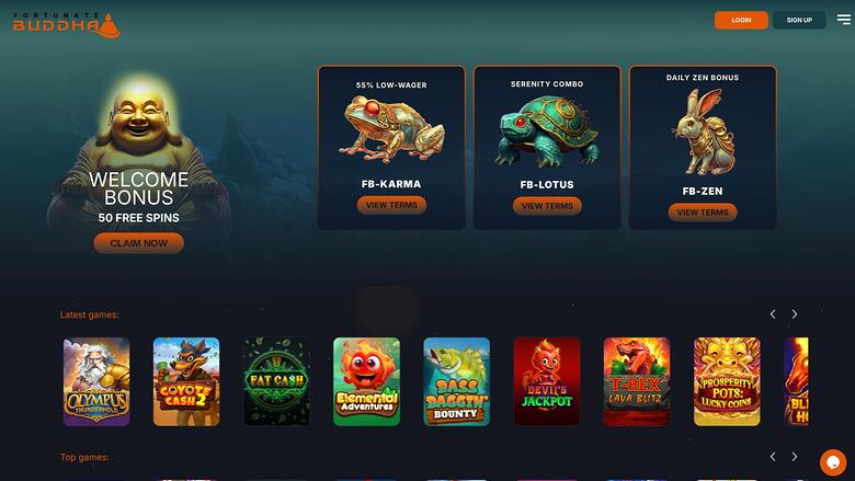 Fortunate Buddha Casino — Homepage