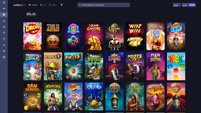 GrandMasterJack Casino — Games by studio