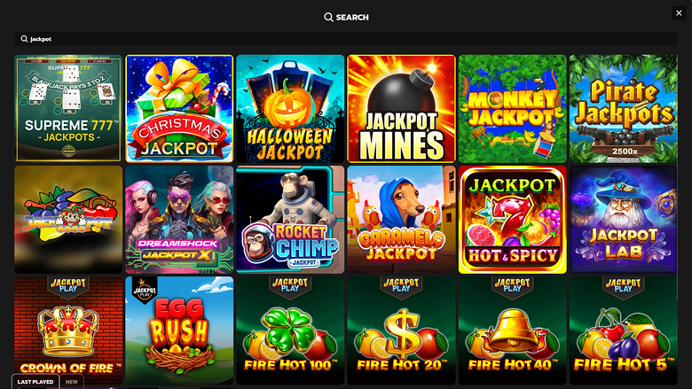 Hidden Jack Casino — Jackpot games