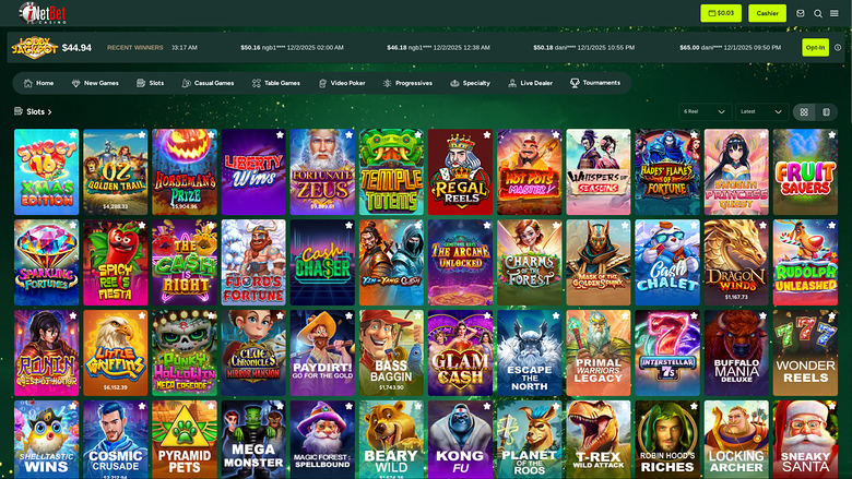 INetBet Casino — Games lobby