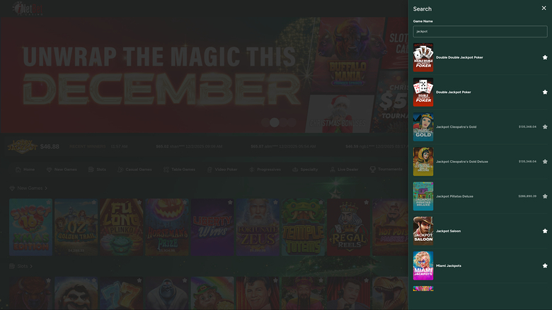 INetBet Casino — Jackpot games