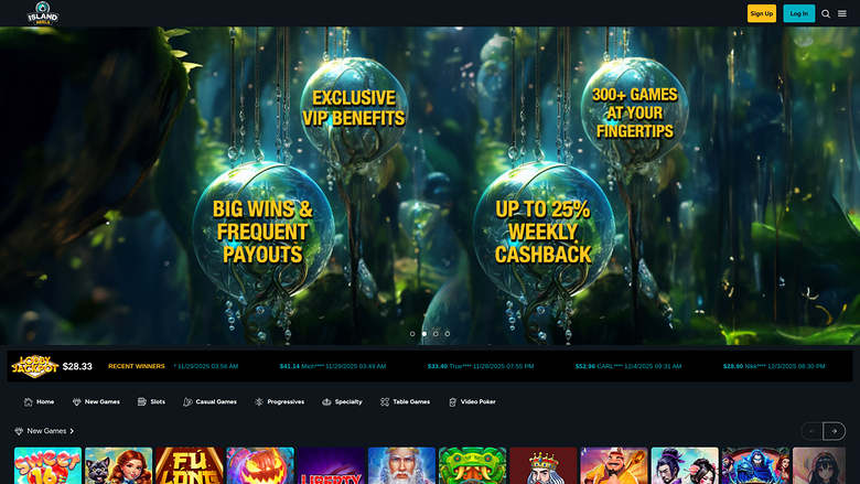 Island Reels Casino — Homepage