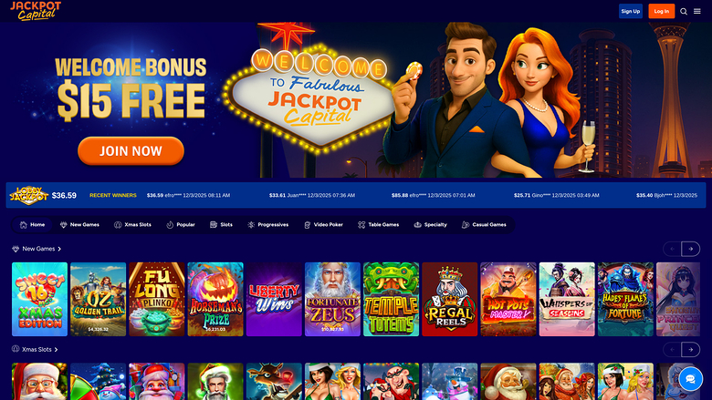 Jackpot Capital — Homepage