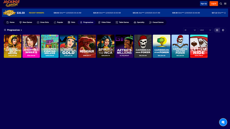 Jackpot Capital — Jackpot games
