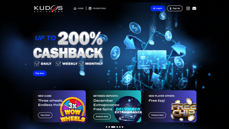 Kudos Casino — Homepage
