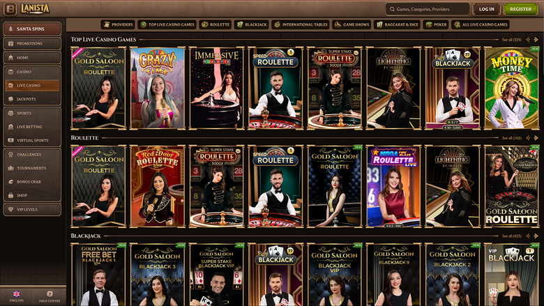 Lanista Casino — Livedealer