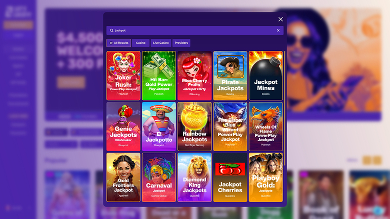 Lets Lucky Casino — Jackpot games