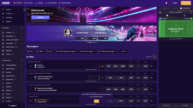 Lets Lucky Casino — Sportsbook