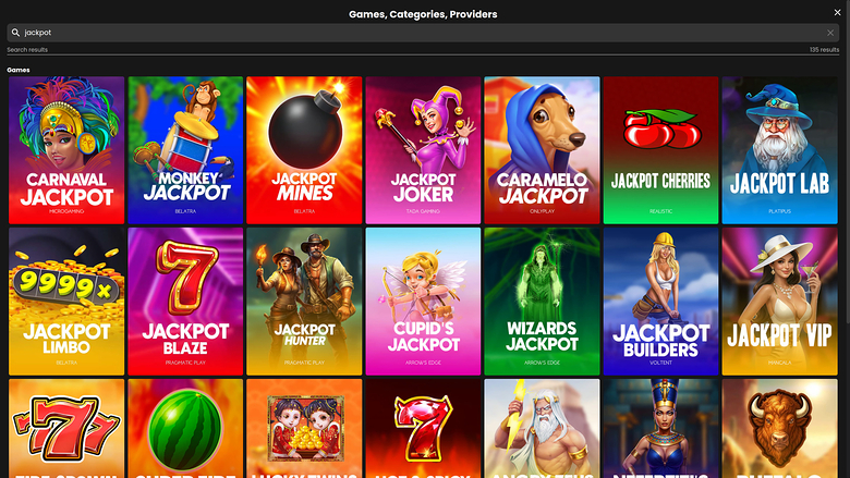 Lucky Block Casino — Jackpot games