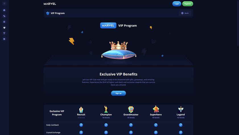 Marvel Casino — VIP section