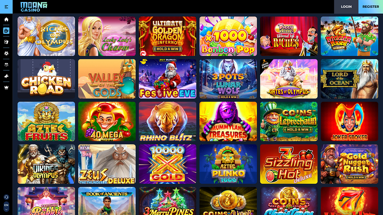 Moana Casino — Games lobby