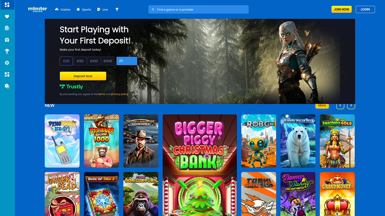 Monster Casino — Homepage