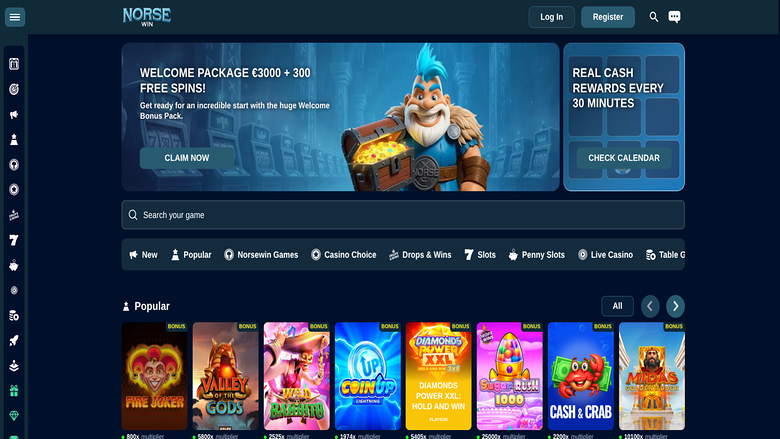 Norsewin Casino — Homepage