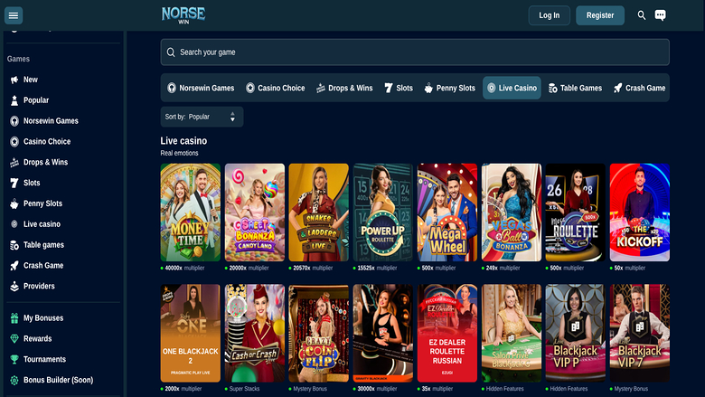 Norsewin Casino — Livedealer