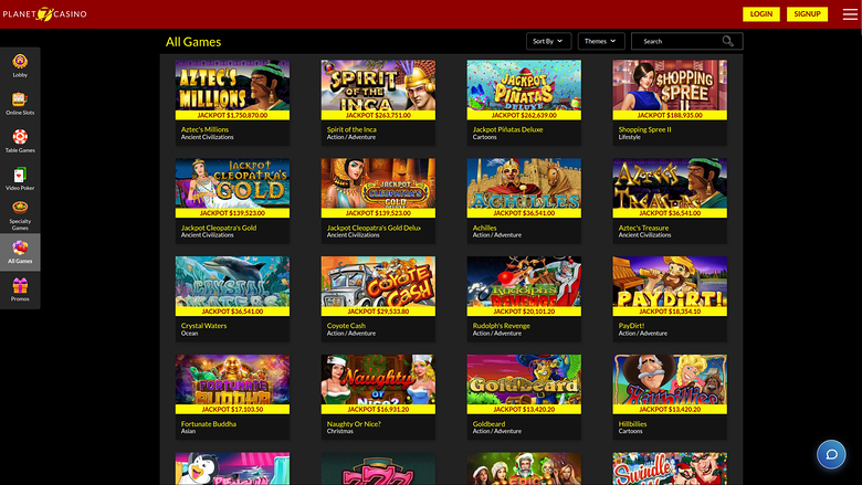 Planet 7 Casino — Jackpot games