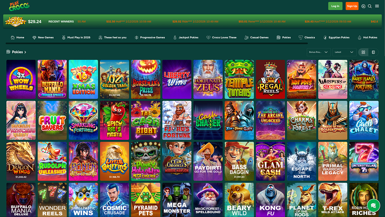Play Croco Casino — Games lobby