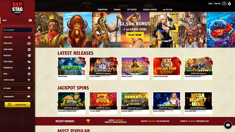 Red Stag Casino — Homepage