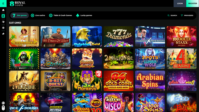 Royal Coala Casino — Games lobby