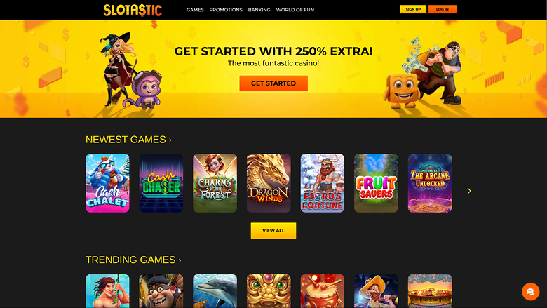 Slotastic Casino — Homepage