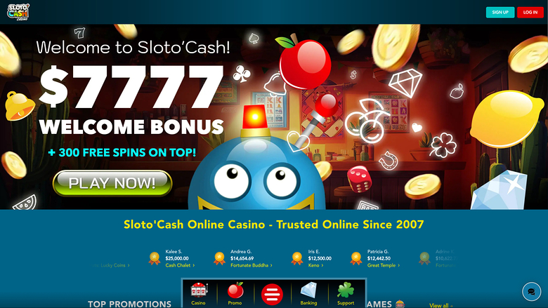 SlotoCash — Homepage