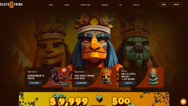 SlotoTribe Casino — Homepage