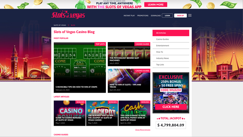 Slots of Vegas — Blog