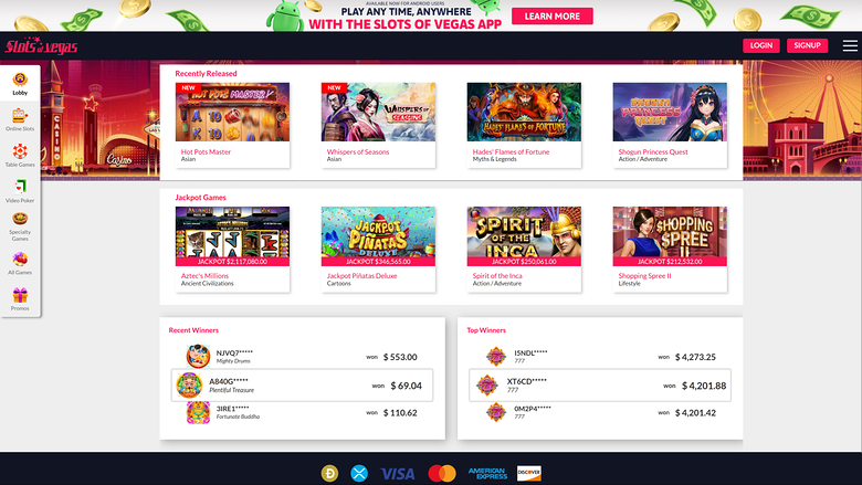 Slots of Vegas — Jackpot games