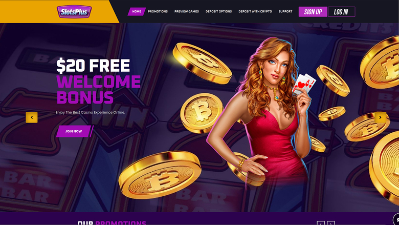 Slots Plus — Homepage