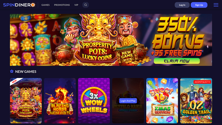 Spin Dinero Casino — Homepage