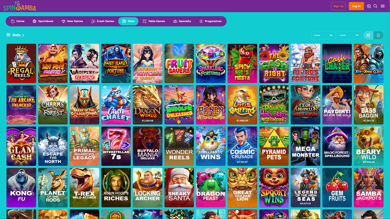 Spin Samba Casino — Games lobby