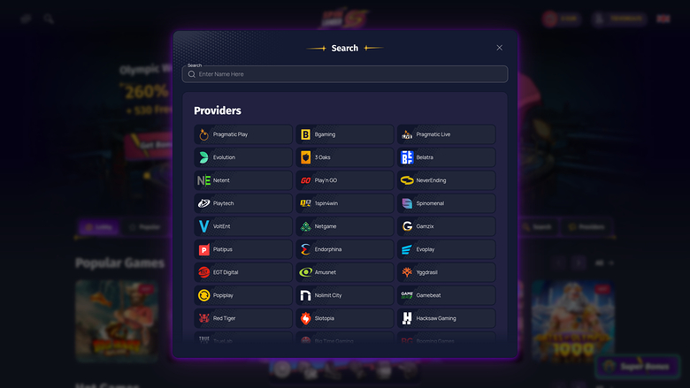 Spinlander Casino — Games by studio