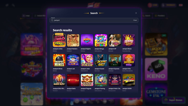 Spinlander Casino — Jackpot games