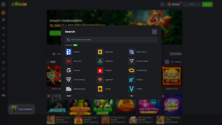 Spinline Casino — Games by studio