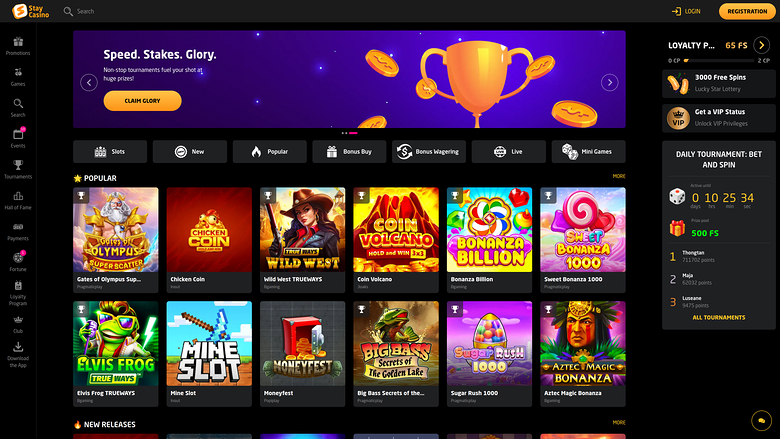 StayCasino — Homepage