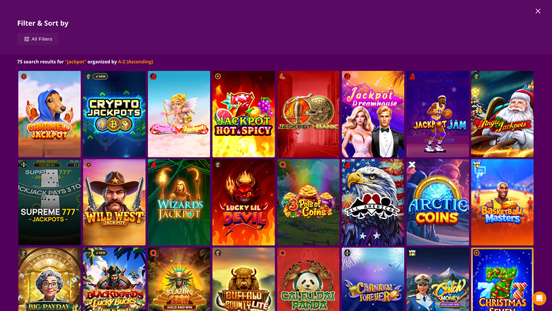 Super Slots Casino — Jackpot games